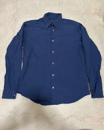 PS by Paul Smith 멀티 컬러 버튼 셔츠 M 네이비