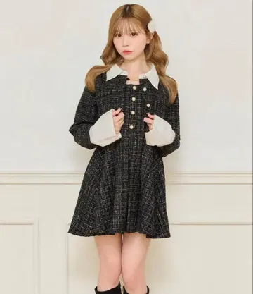 apresjour 트위드 미니 원피스 자켓 세트 판매