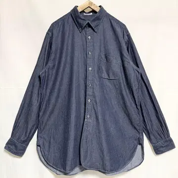 L 사이즈! ENGINEERED GARMENTS 버튼다운 데님 셔츠