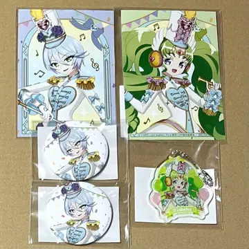 아이돌 타임 프리파라 마루쿠지 시쿄인 히비키 파루루 캔뱃지 아크릴 키링