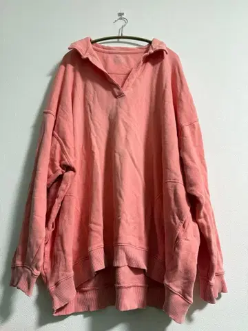 aerie (에어리) 핑크 하프 지퍼 트레이닝복 XL