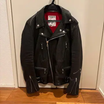 루이스 레더 라이트닝 양가죽 38 타이트 핏