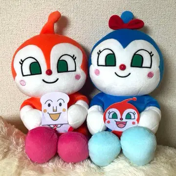 호빵맨 모두 사이좋은 봉제 인형 세트