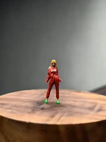 1/64 스트릿 스타일 여성 모델풍 미니어처 완성품