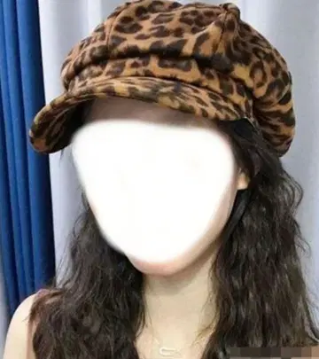 모자 헌팅 캡 마린 베레모 레오파드 무늬 트렌드 레트로 팔각형 모자