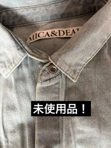 MICA&DEAL 라이트 블루 데님 셔츠