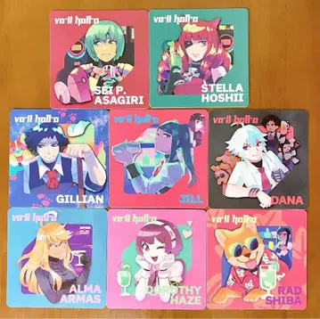 게이머 야키 GiGO 시부야 VA-11 Hall-A 코스터 8개 세트