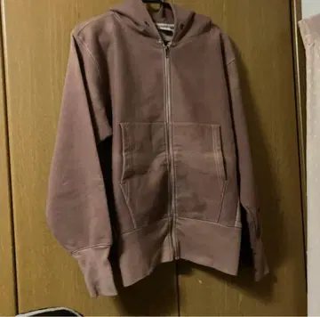 챔피언 브라운 풀 집업 후드티 REVERSE WEAVE