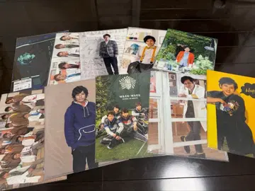 아라시 니노미야 카즈나리 클리어 파일 10장 세트