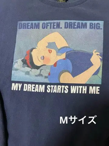 DisneyPRINCESS 디즈니 프린세스 맨투맨 트레이닝복 M 속기모