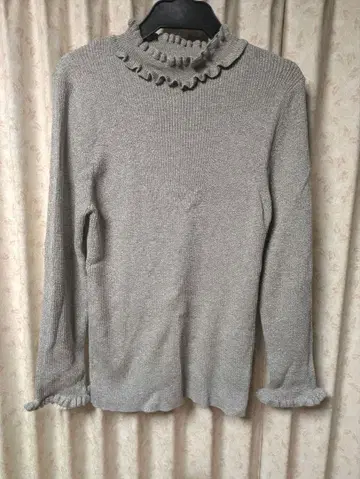 yukiemon 유키에몬 터틀넥 3L 빅 사이즈 그레이