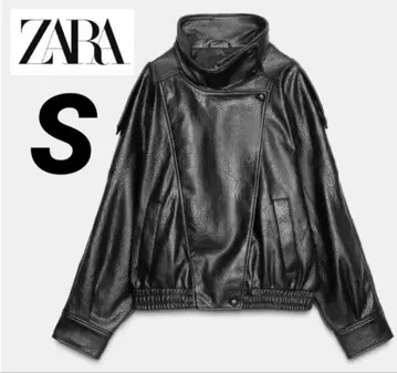ZARA 블랙 라이더 자켓 S
