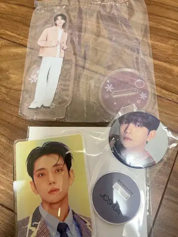 SEVENTEEN JOSHUA 아크릴 스탠드 배지 마그넷 세트