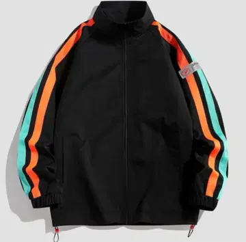 지퍼 업 패치 자켓 점퍼