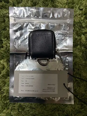 HIDAKA 히다카 ESPRESSO PURSE 코인 케이스 블랙