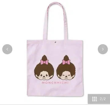 새상품 몽치치 토트백 핑크