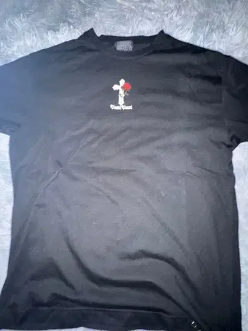 크로스 장미 T셔츠