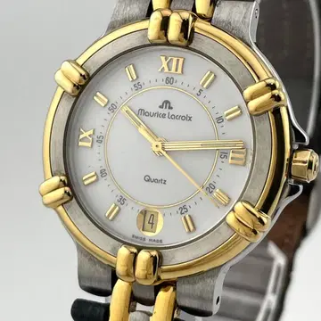 [ 작동/콤비 컬러 ] 모리스라크로와 칼립소 데이트 손목시계 보이즈