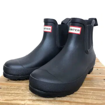 HUNTER 헌터 레인부츠 블랙 US7 24cm