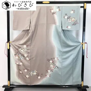 호몬기 염나눔 쥐어짜기 종이에 츠지가 꽃 무늬 황로색쥐 K-5342