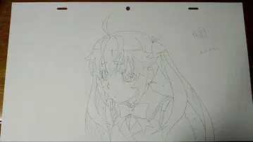 그리자이아의 과실 마츠시마 미치루 직필 원화(A8)