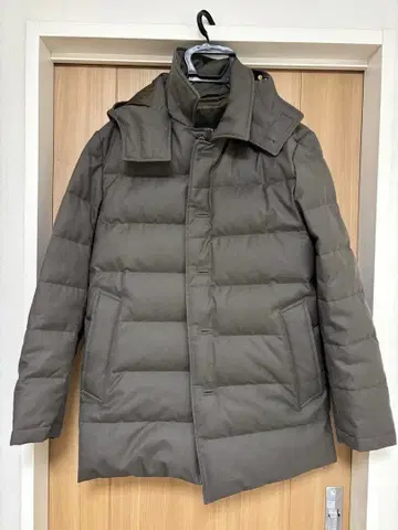 [ ELINGTON ] 울 삭소니 후디드 다운 아우터