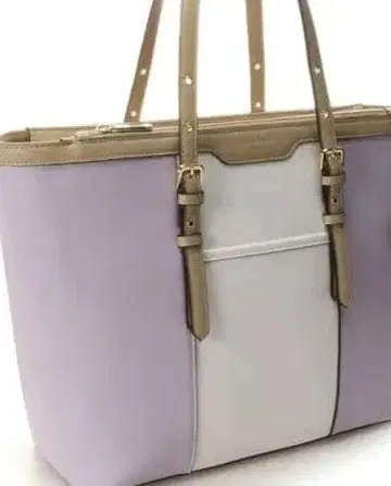 앤드슈에트 벨트 디자인 토트백 라벤더