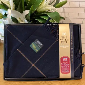 새상품 영국제 캐시미어 혼방 무릎 담요 숄 로프테 주식회사