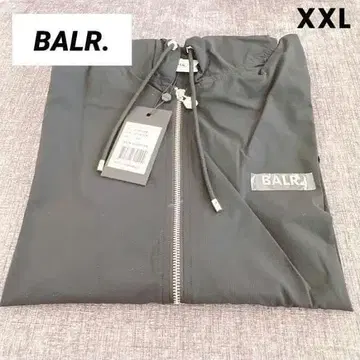 보울러 일본 한정판 레귤러 핏 나일론 지퍼 후드티 블랙 XXL