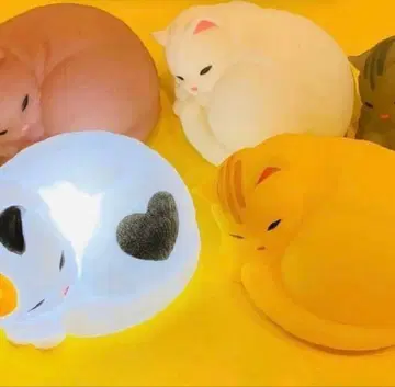 빛나는 손안의 고양이 5종 낱개 판매 가능.