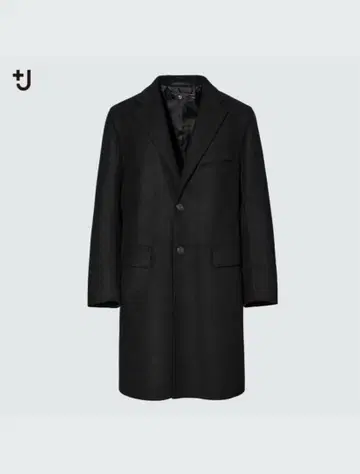 유니클로 +J 울 블렌드 체스터 코트 L 사이즈 UNIQLO 21AW