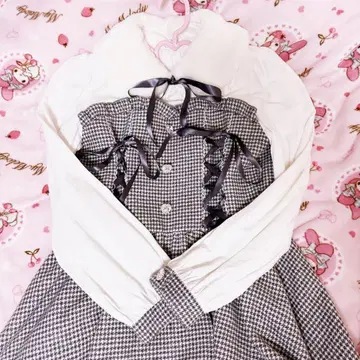 Secret Honey 티펫 부착 뷔스티에풍 원피스