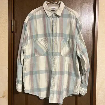 빅맥 체크 셔츠 M 빅 사이즈