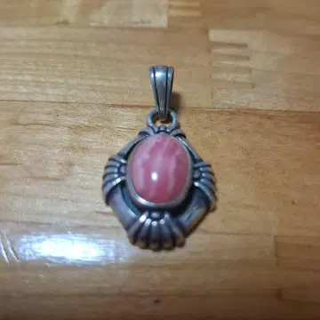 SAAD 실버 925 로즈쿼츠 펜던트