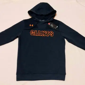 언더아머 요미우리 자이언츠 후드티 자수 로고 블랙 미사용 새상품 M
