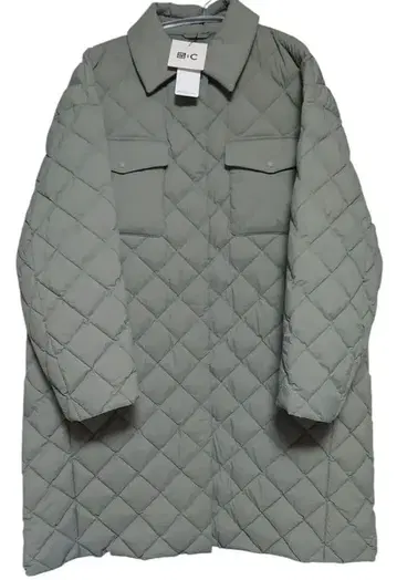 택 포함 유니클로 퍼프 테크 오버사이즈 퀼트 코트