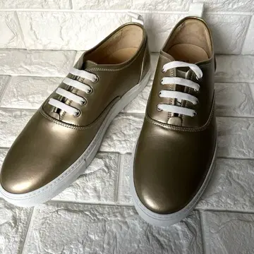 컨디션 최상 바니스뉴욕 스니커즈 가죽 골드