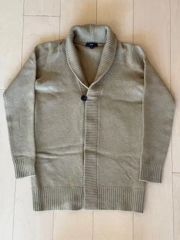 green 현 하이크 숄카라 니트 가디건 그린 HYKE