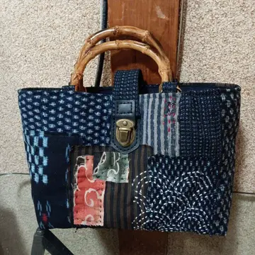 누더기 빈티지 원단 자수 가방