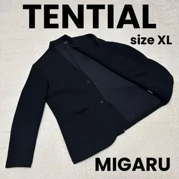 TENTIAL 노카라 자켓 XL 블랙 MIGARU