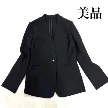 [새상품급] 루일 에 부티크 노카라 자켓 블랙