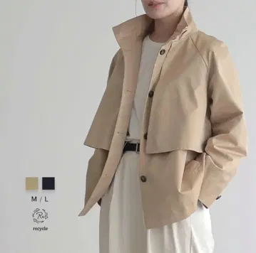 for/c 포씨 스탠드 카라 숏 자켓