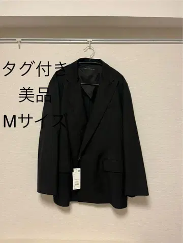 빈티지 스타일 피크드 라펠 더블 자켓 NANO universe