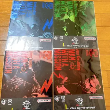 제일복권 MAN WITH A MISSION I상 클리어 파일 4종 세트