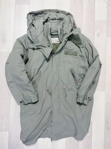 AVIREX 모즈 파카 쉘 라이너 포함 3WAY 카키 XL