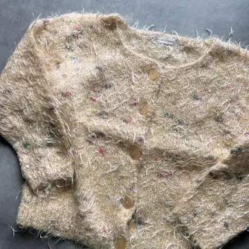 믹스 컬러 가디건 구제 의류 하나뿐인 빈티지 대만제 니트 스웨터