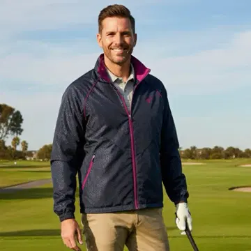 새상품급 TOUR STAGE 골프 윈드 브레이커 남성용 L 안감 부착