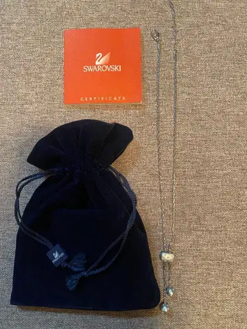 스와로브스키 실버 목걸이