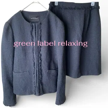 그린 라벨 릴랙싱 트위드 셋업 다크 네이비 M 사이즈