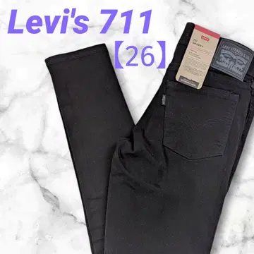새상품 Levi's 711 SKINNY 리바이스 스키니 [ 26 ] 블랙